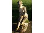 A Weathered Garden Statue