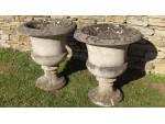 Pair of Large Garden Urns