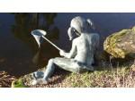 Bronze Girl with Net