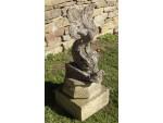 Limestone Fish Fountain