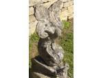 Limestone Fish Fountain