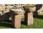 Pair Antique Staddle Stones