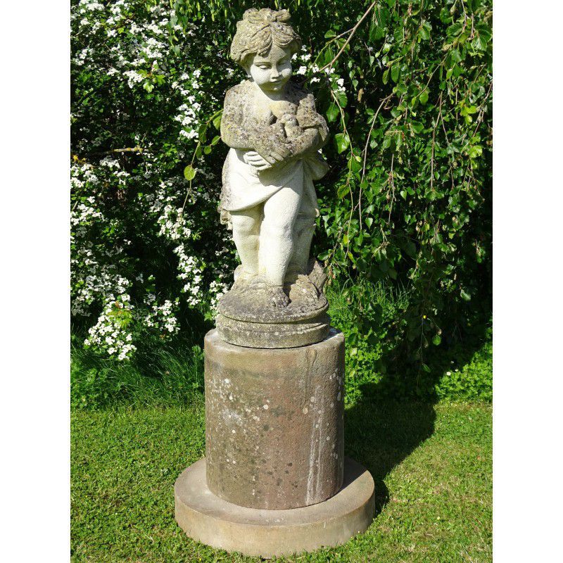 Limestone Garden Statue