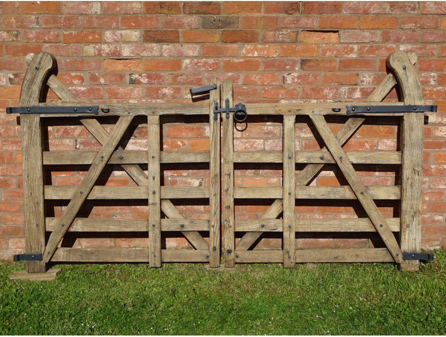 Salvaged Oak Garden Gates