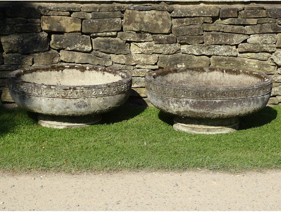 Pair Romanesque Bowls