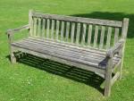 Weathered Teak Bench