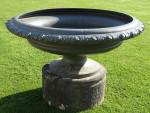 Large Antique Cast-Iron Urn