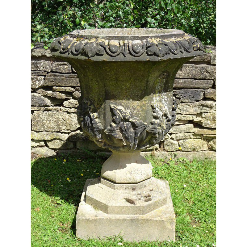 Large Antique Garden Urn Urns and Planters Holloways Garden Antiques