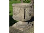 Vintage Earthenware Garden Urn