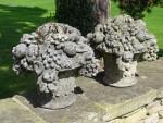 Pair Basket Finials