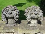 Pair Basket Finials