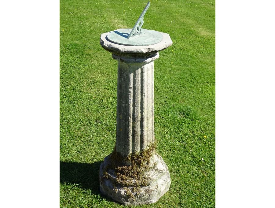 Antique Golden Sundial