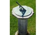 Antique Golden Sundial