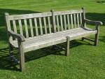 weathered Teak Park Bench