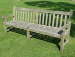 weathered Teak Park Bench