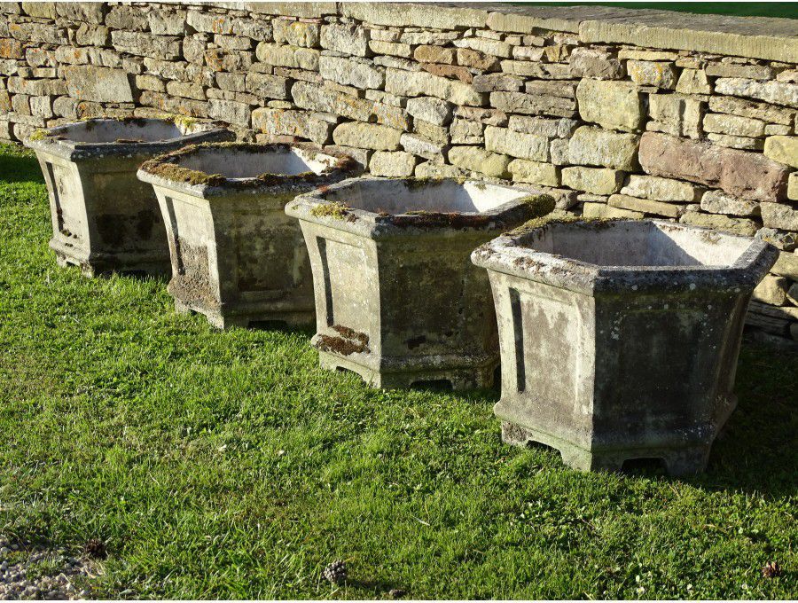 Weathered Garden Planters