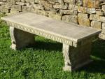 Weathered Stone Garden Seat