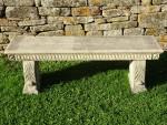 Weathered Stone Garden Seat