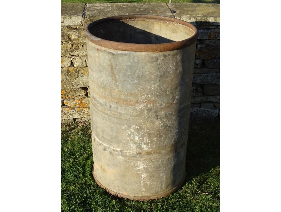 Old Galvanised Barrel