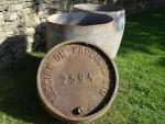 Old Galvanised Barrel Planters