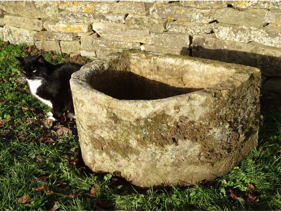Antique Limestone Trough