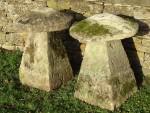 Antique Limestone Staddlestones