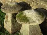 Antique Limestone Staddlestones