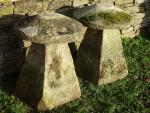 Antique Limestone Staddlestones