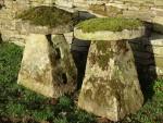Antique Limestone Staddle Stones