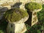 Antique Limestone Staddle Stones