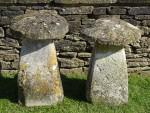 Antique Limestone Staddlestones