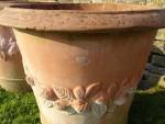 Pair Large Terracotta Planters