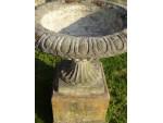 Vintage Stone Urn on Base