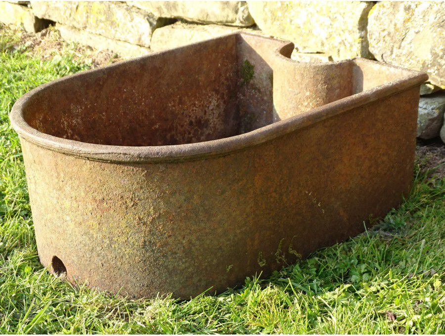 Salvaged Cast-iron Planter