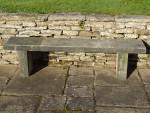 Salvaged Stone Bench