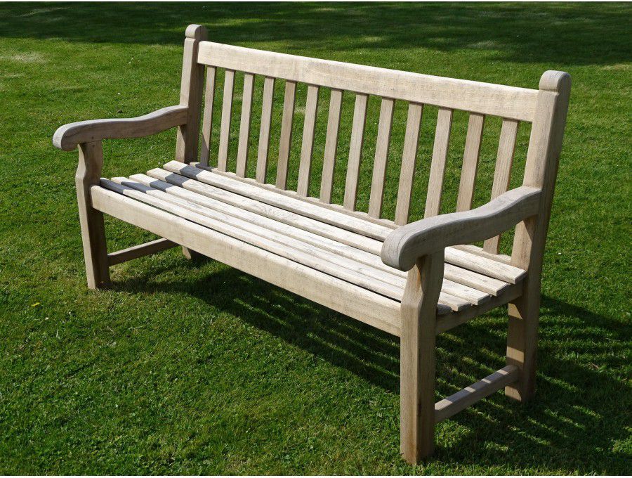 Weathered Teak Bench