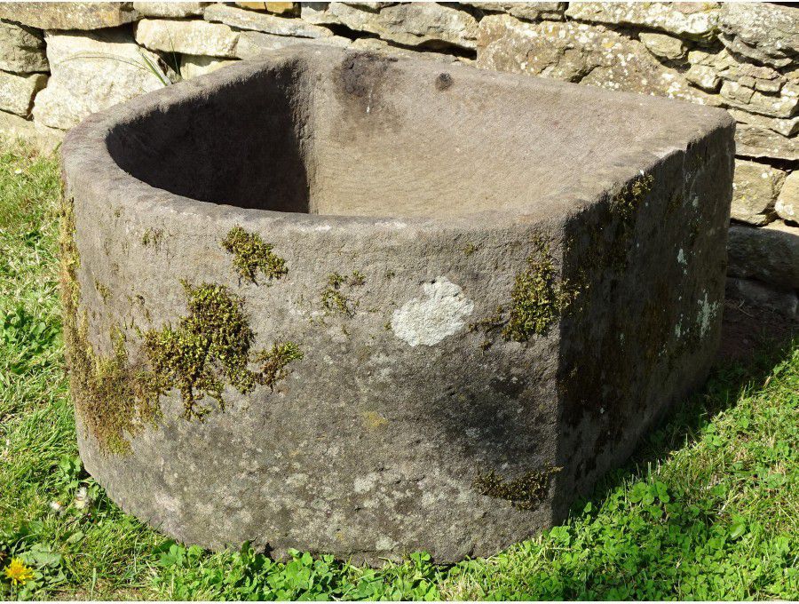 Antique Bow Fronted Trough
