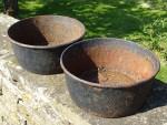 Pair Salvaged From Bowls