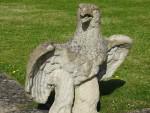 Pair Vintage Stone Eagles
