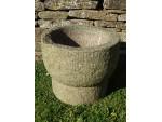 Carved Stone Planter