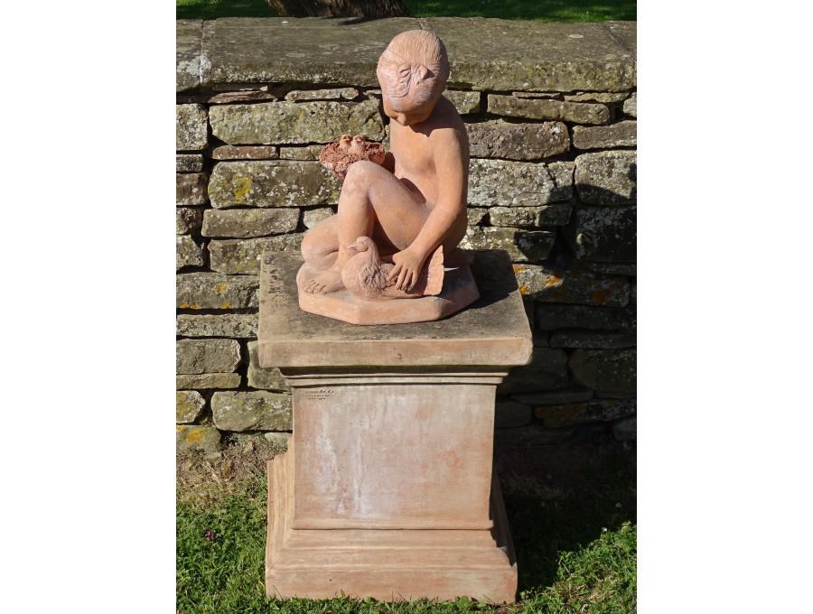 Italian Terracotta Garden Statue