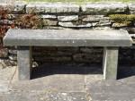 Salvaged Stone Bench