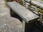 Salvaged Stone Bench