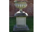 Large Weathered Garden Urn
