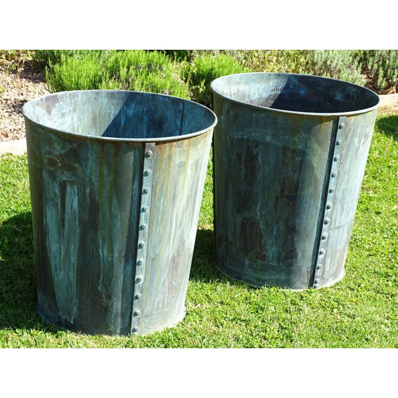 Copper Garden Planters Holloways Ornaments Copper Garden Planters, Tall Garden Urns