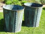 Copper Garden Planters (Pair)