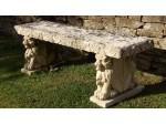 Antique Limestone Seat