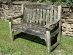 Weathered Garden Bench