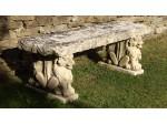 Antique Limestone Seat