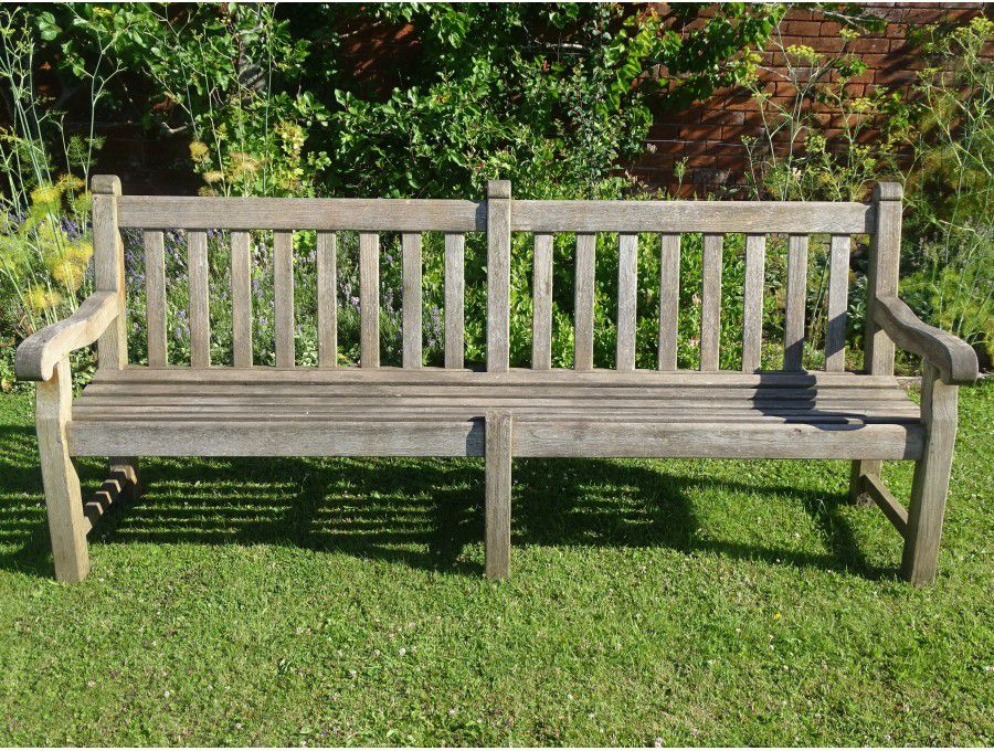 Weathered Teak Bench